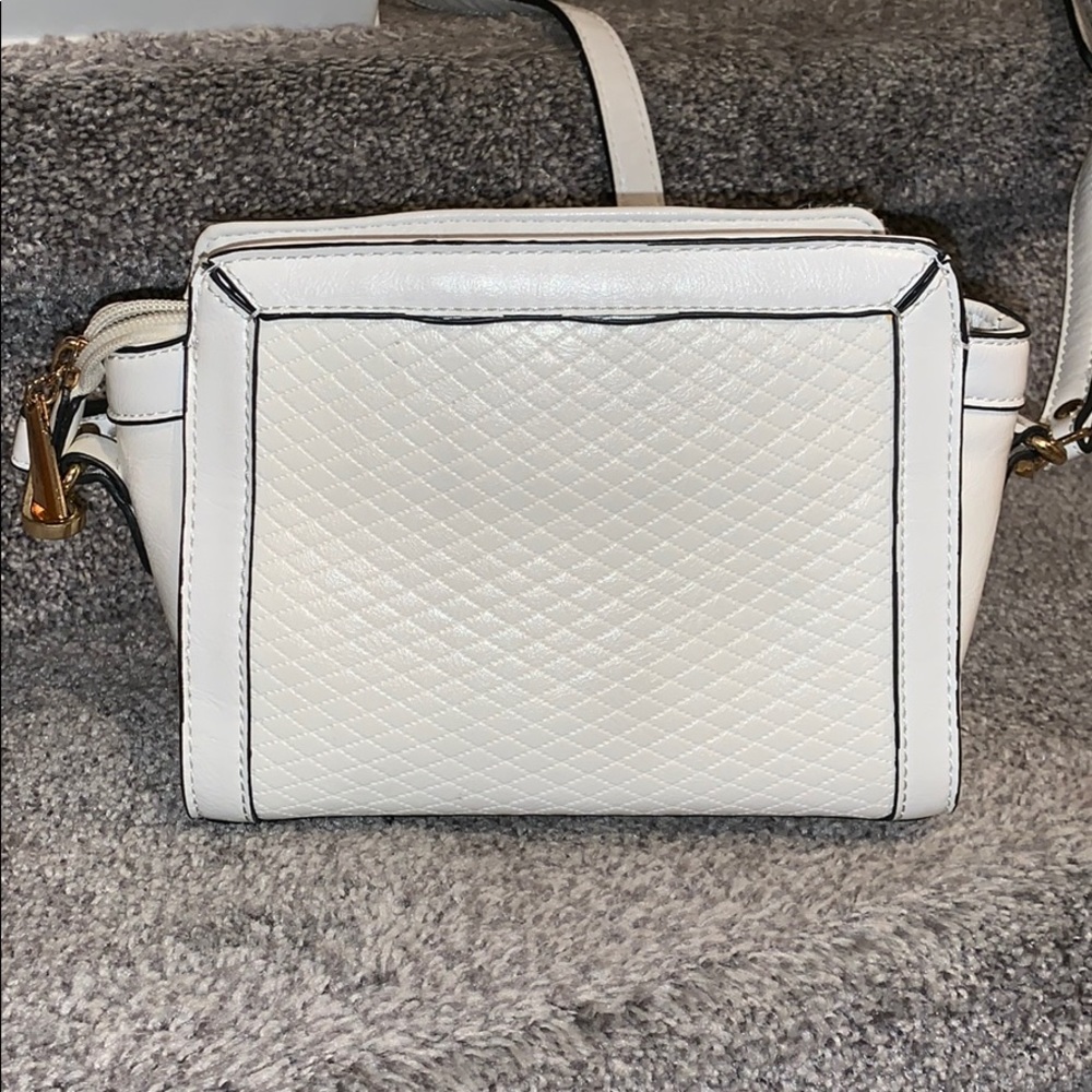 White crossbody handbag